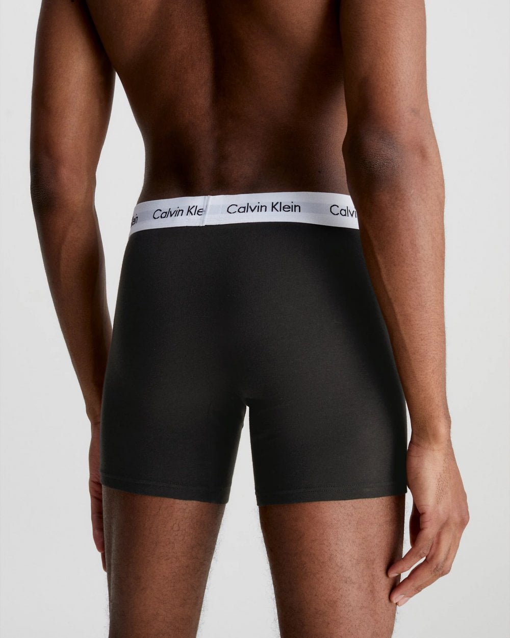 Calvin Klein Cotton Stretch Mens Boxer Brief 3 Pack - Black