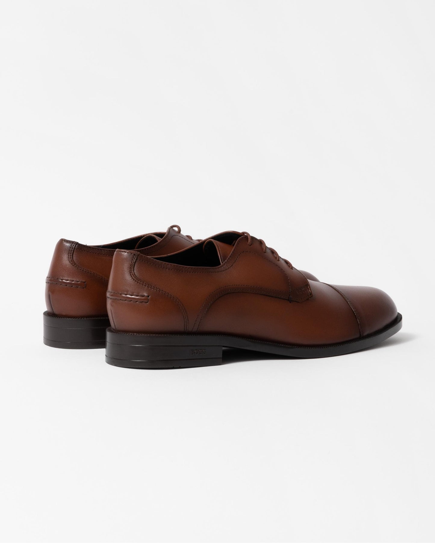 BOSS Orange Tayil Mens Derby Shoes - Medium Brown 210
