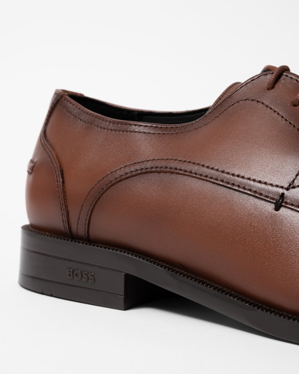 BOSS Orange Tayil Mens Derby Shoes - Medium Brown 210