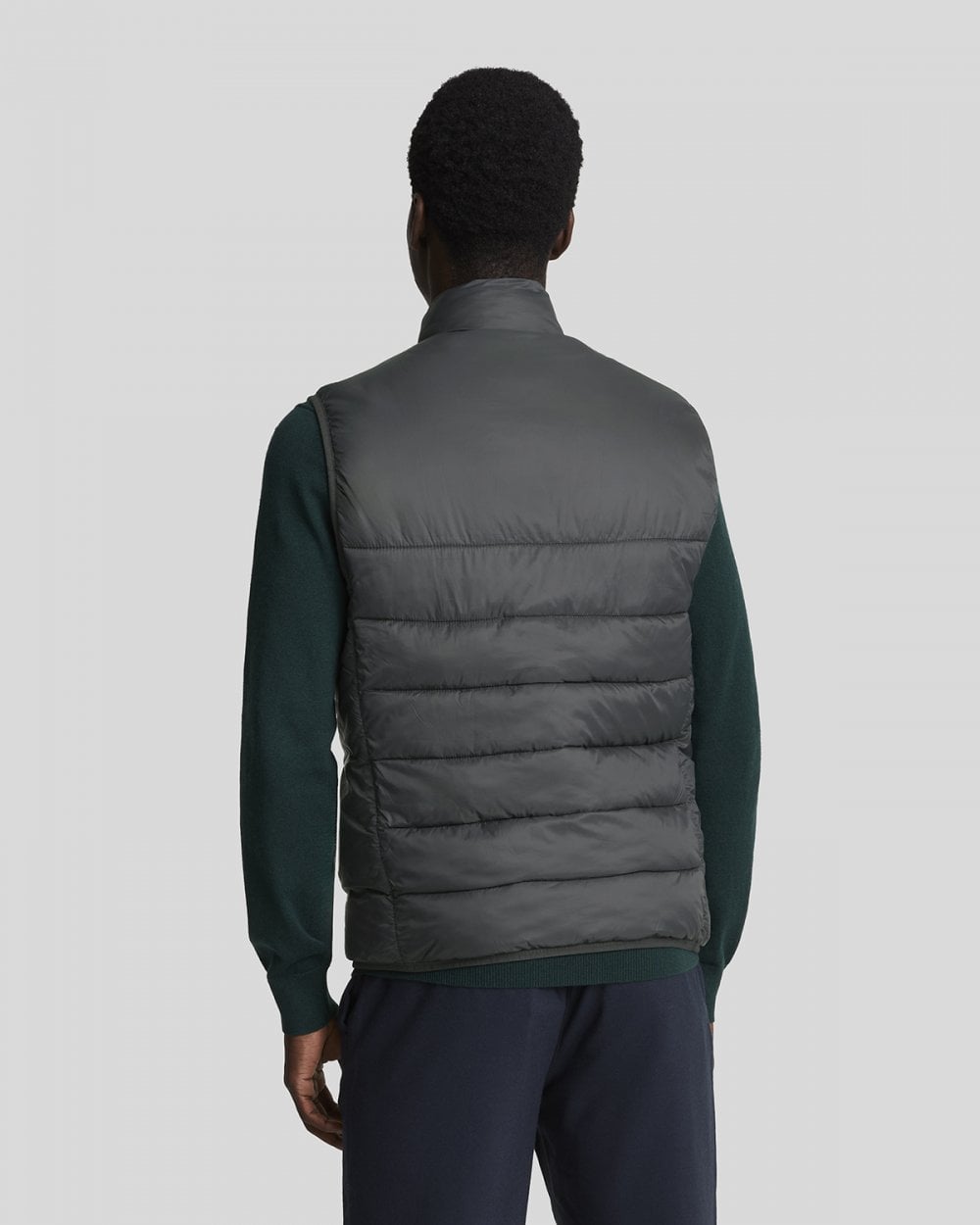 Lyle & Scott Mens Wadded Gilet - W635 Gunmetal