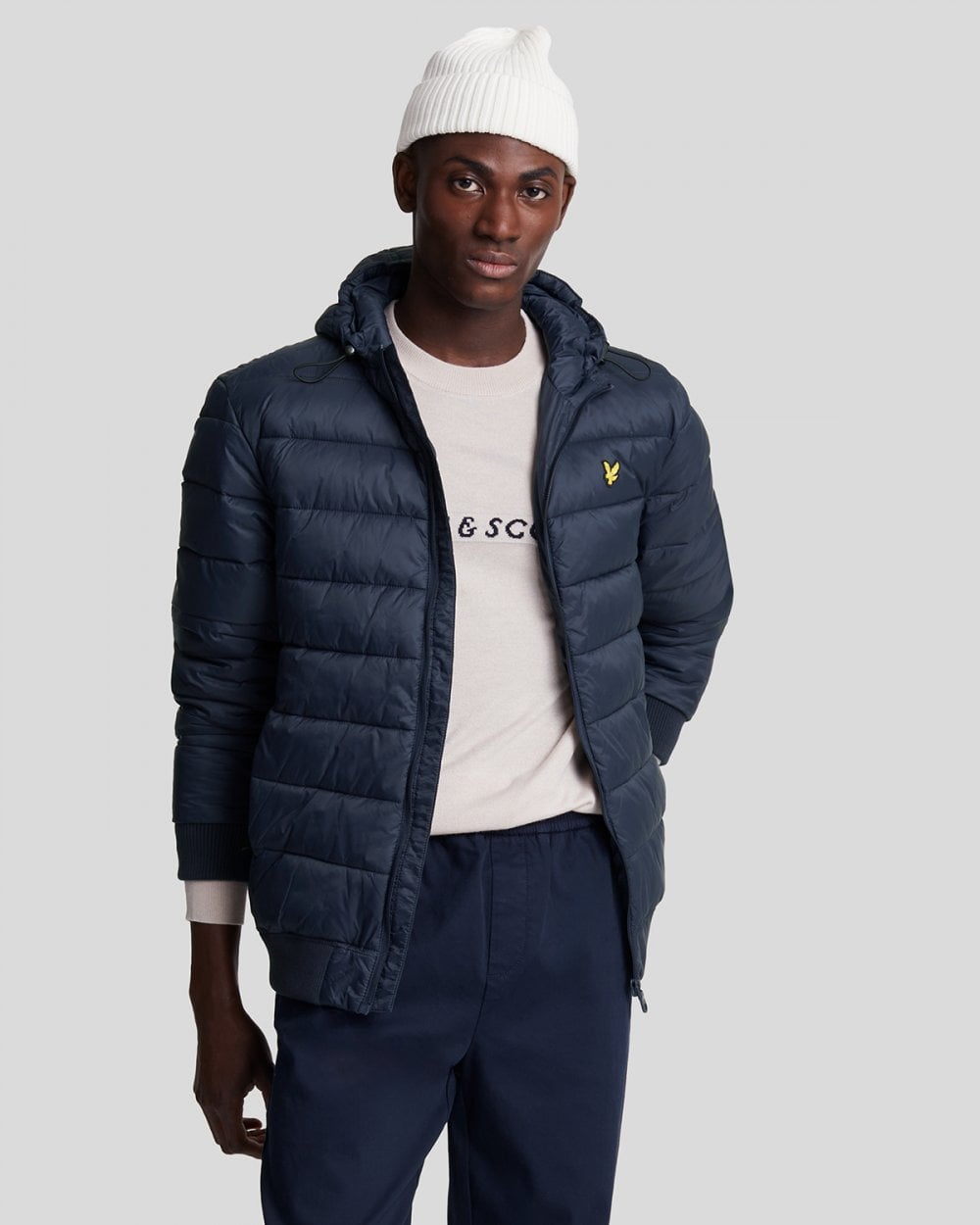 Lyle & Scott Nylon Mens Wadded Jacket