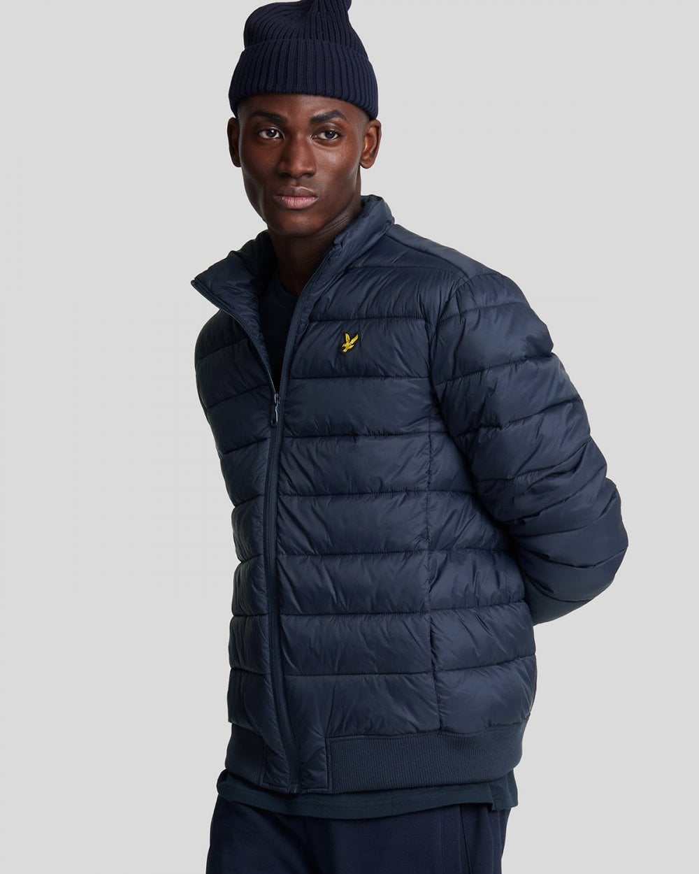 Lyle & Scott Funnel Neck Mens Wadded Jacket