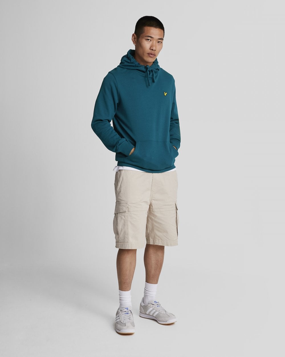 Lyle & Scott Mens Pullover Hoodie - W992 Apres Navy