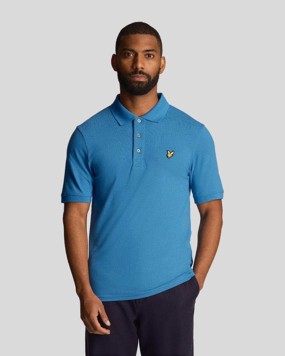 Lyle & Scott Plain Mens Polo Shirt SP400VOG - W584 Spring Blue