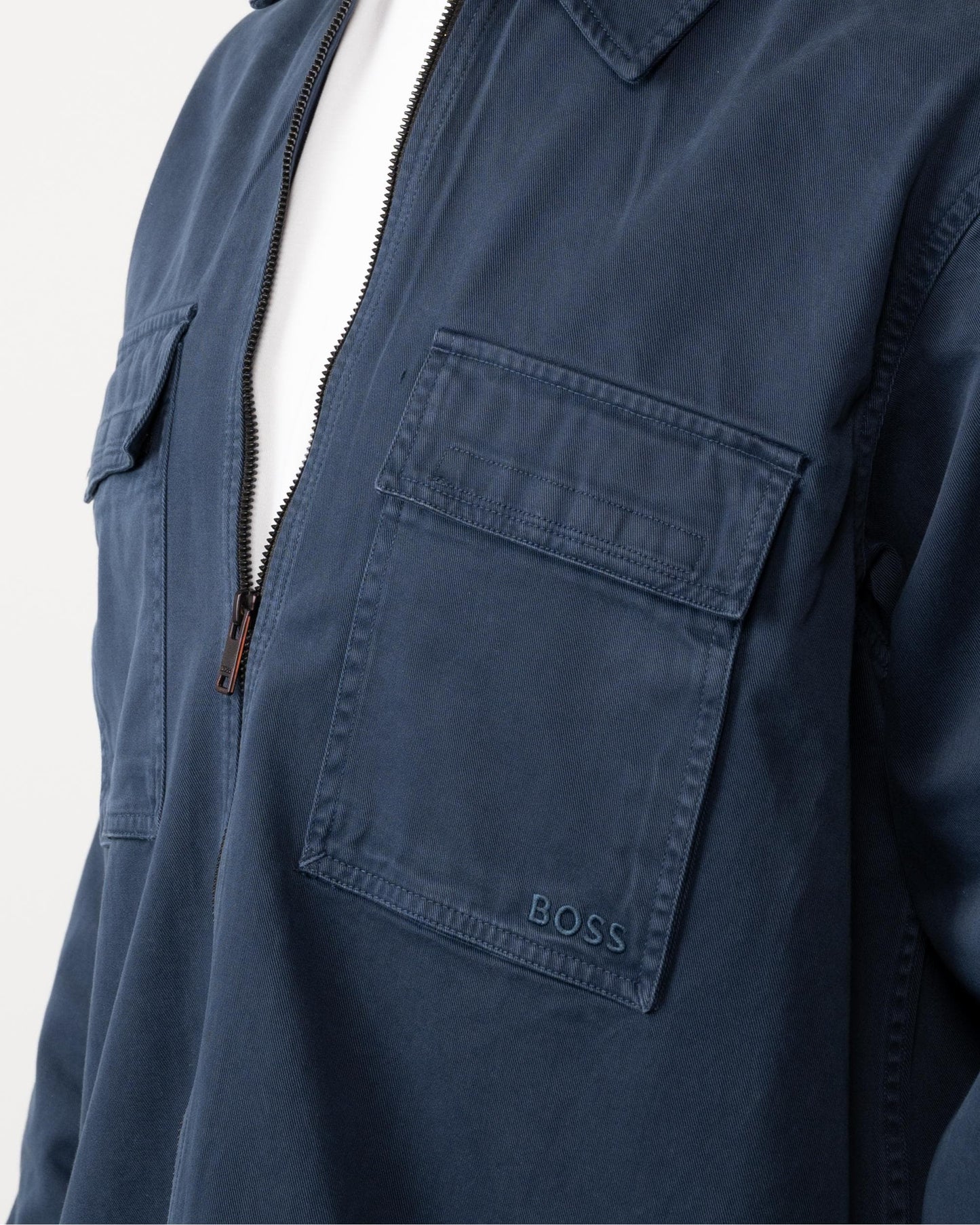 BOSS Orange BOSS Orange Lovel Mens Zip Overshirt 50520107