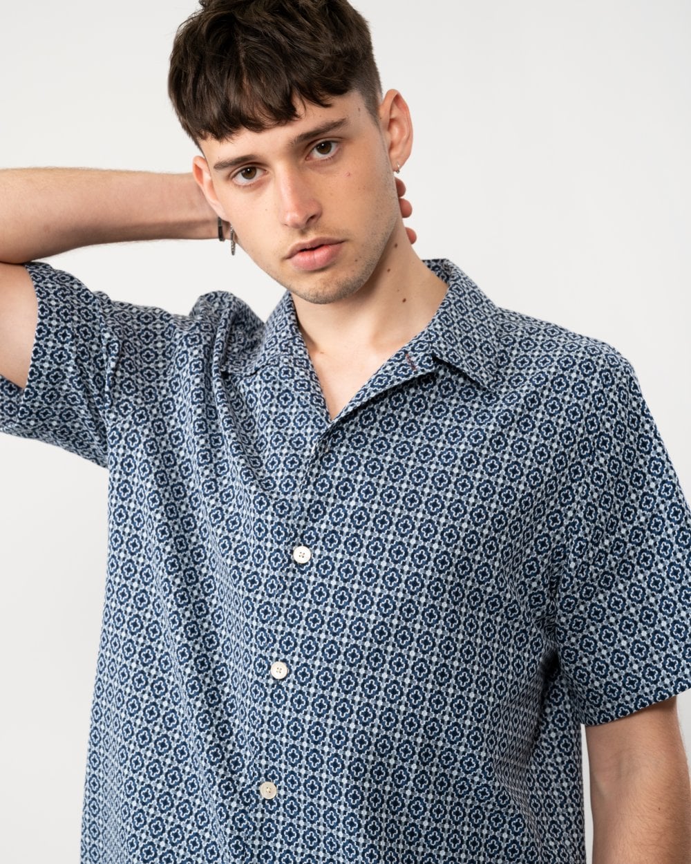 Paul Smith PS Paul Smith Mens Short Sleeve Casual Fit Shirt M2R-695U-N22162