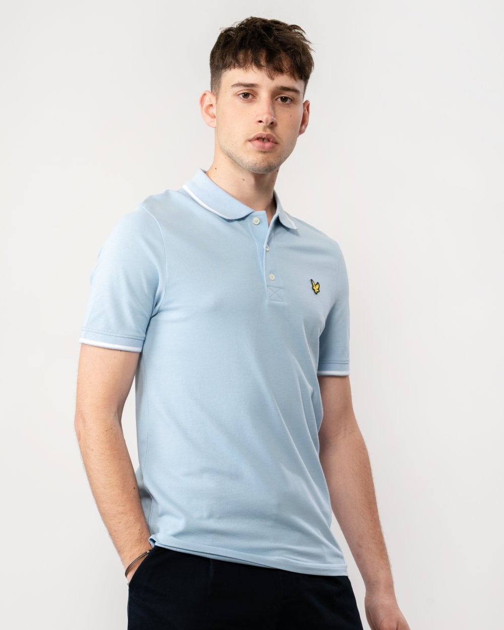 Lyle & Scott Tipped Mens Polo Shirt SP1524VOG
