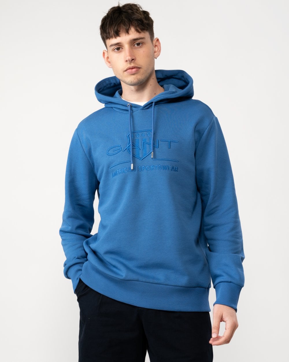 GANT Tonal Archive Shield Mens Hoodie