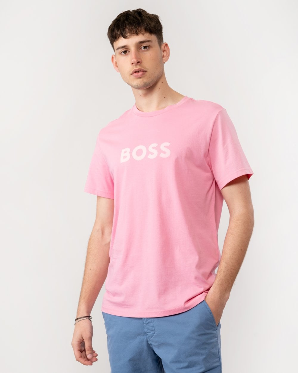 BOSS Orange RN Mens Center Logo T-Shirt