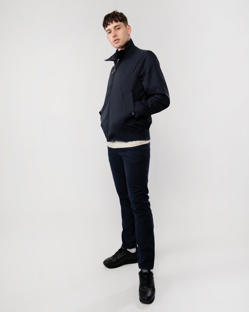 Paul Smith PS Paul Smith Mens Stand Collar Harrington Jacket