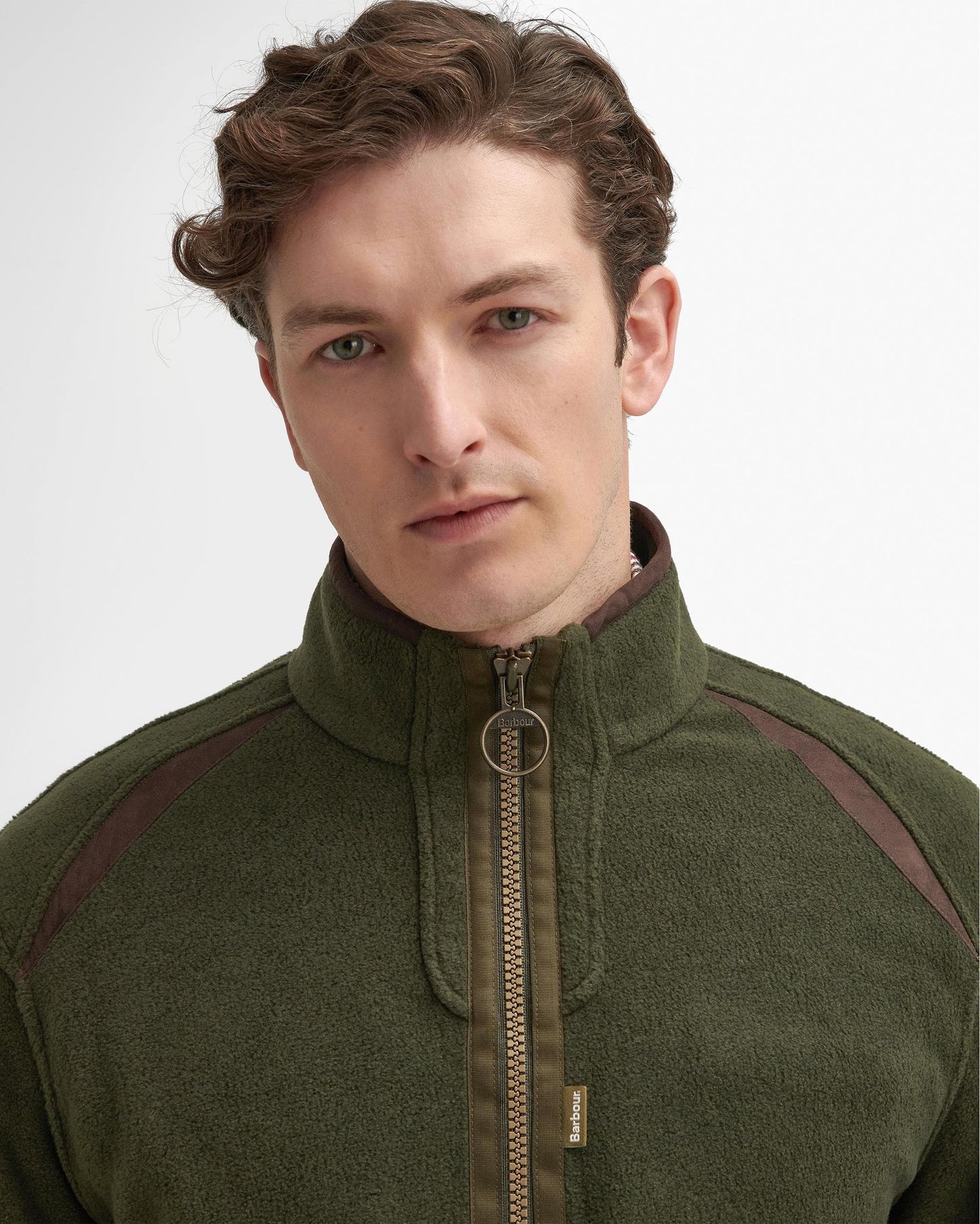 Barbour Langdale Mens Fleece Jacket - Forest