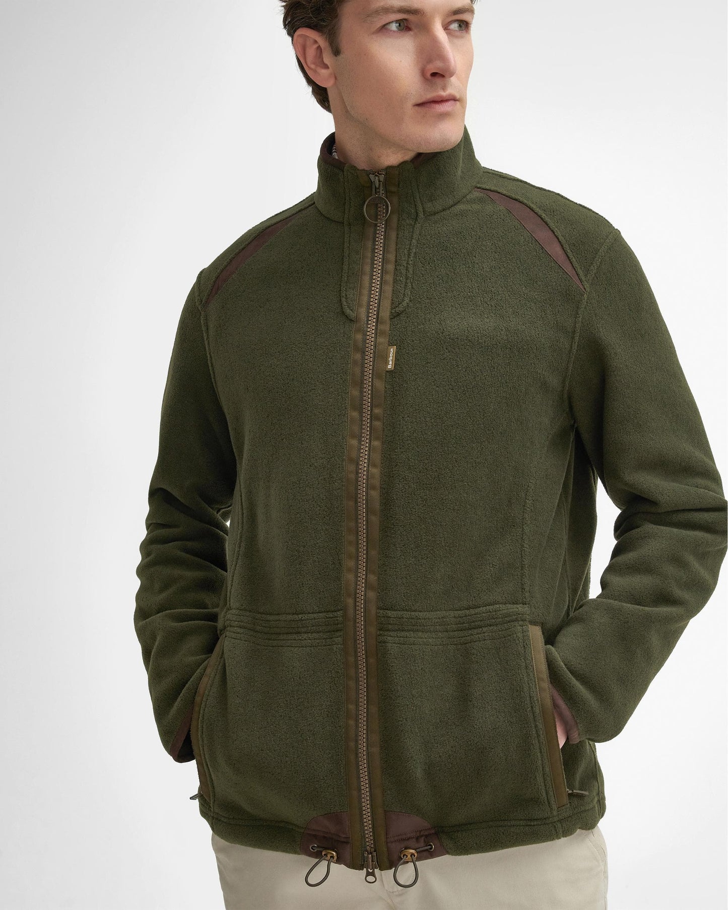 Barbour Langdale Mens Fleece Jacket - Forest