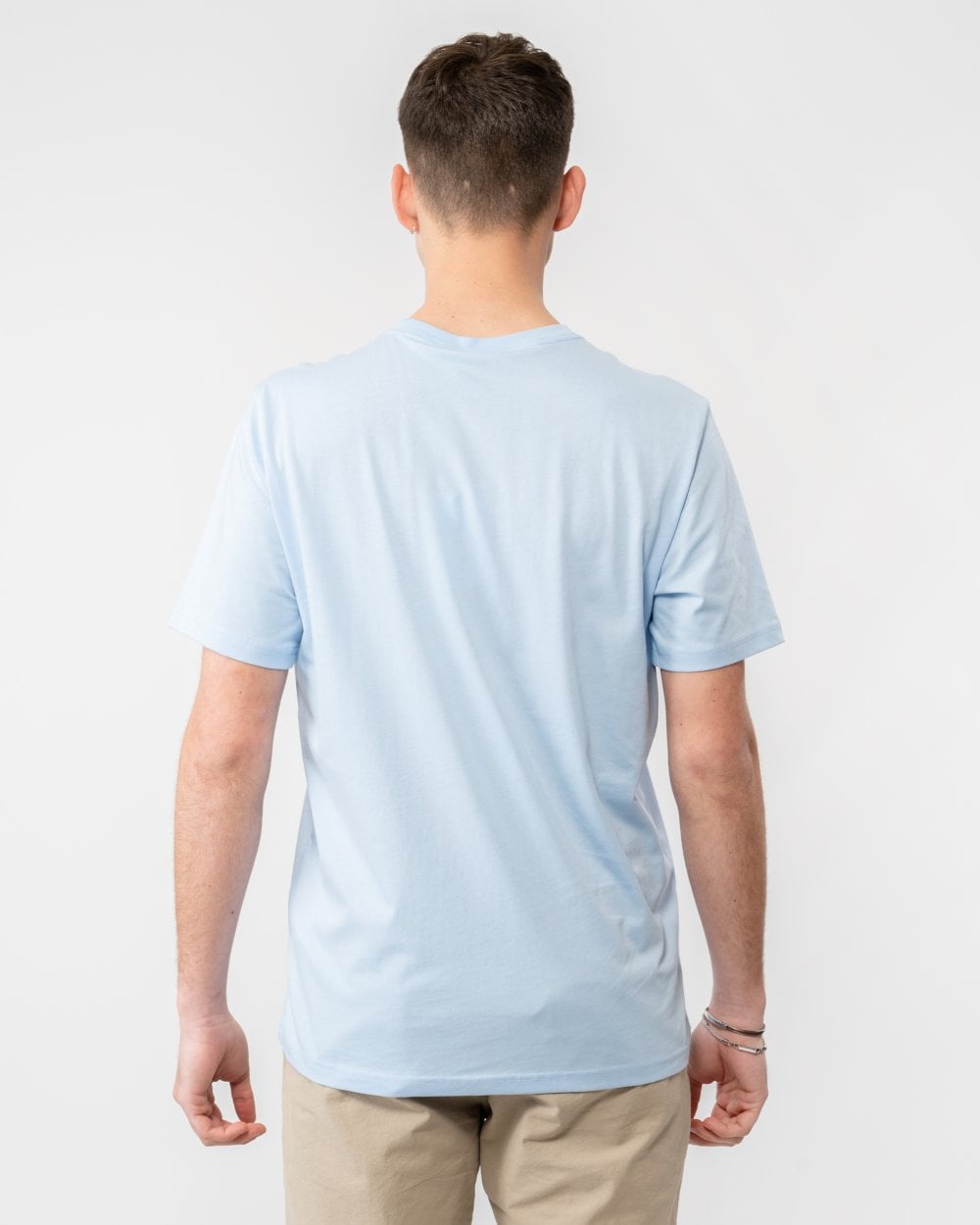 PS Paul Smith Mens Regular Fit Short Sleeve Zebra Logo T-Shirt - 41E Blue