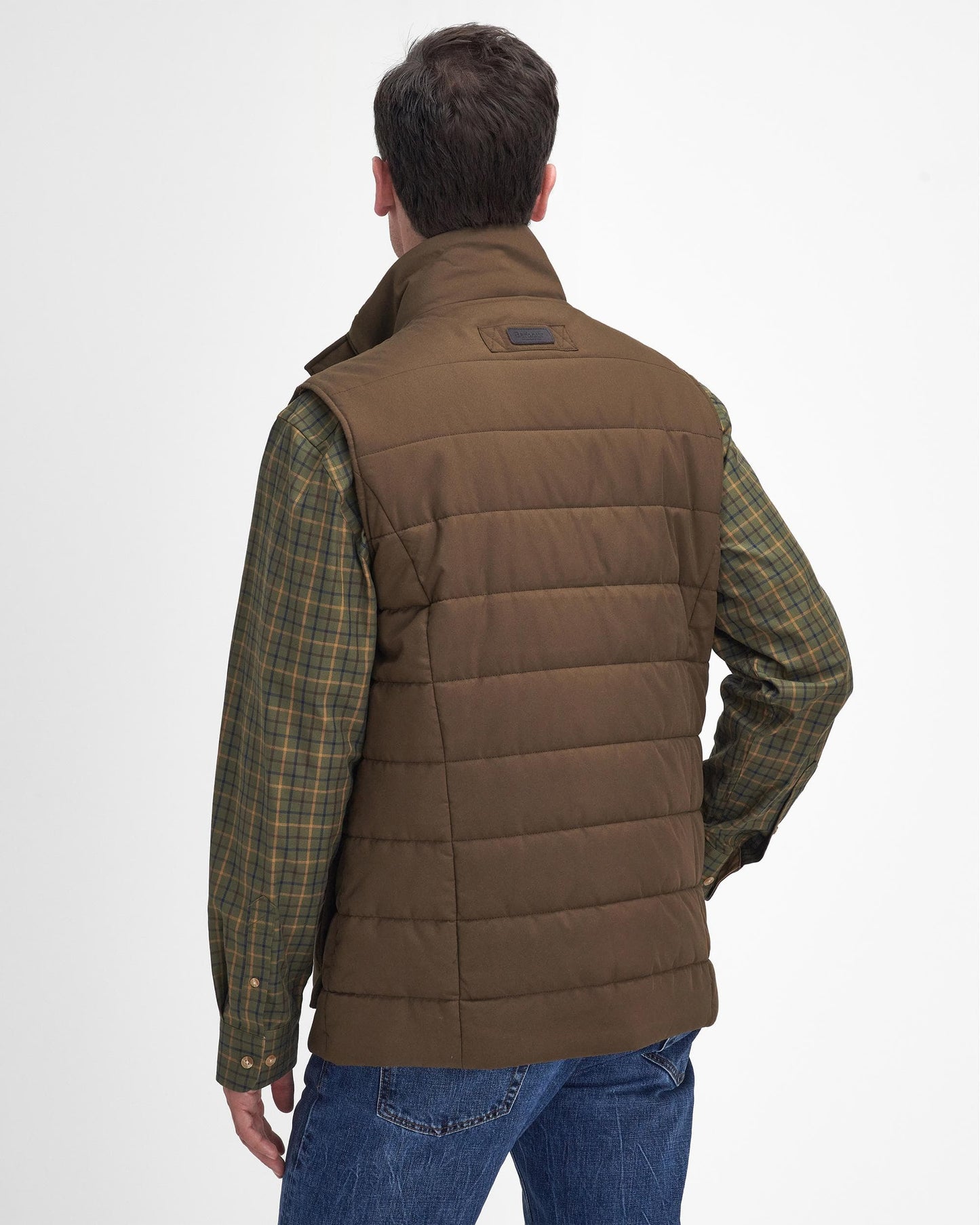Barbour Barbour Bradford Tattersall Mens Puffer Gilet