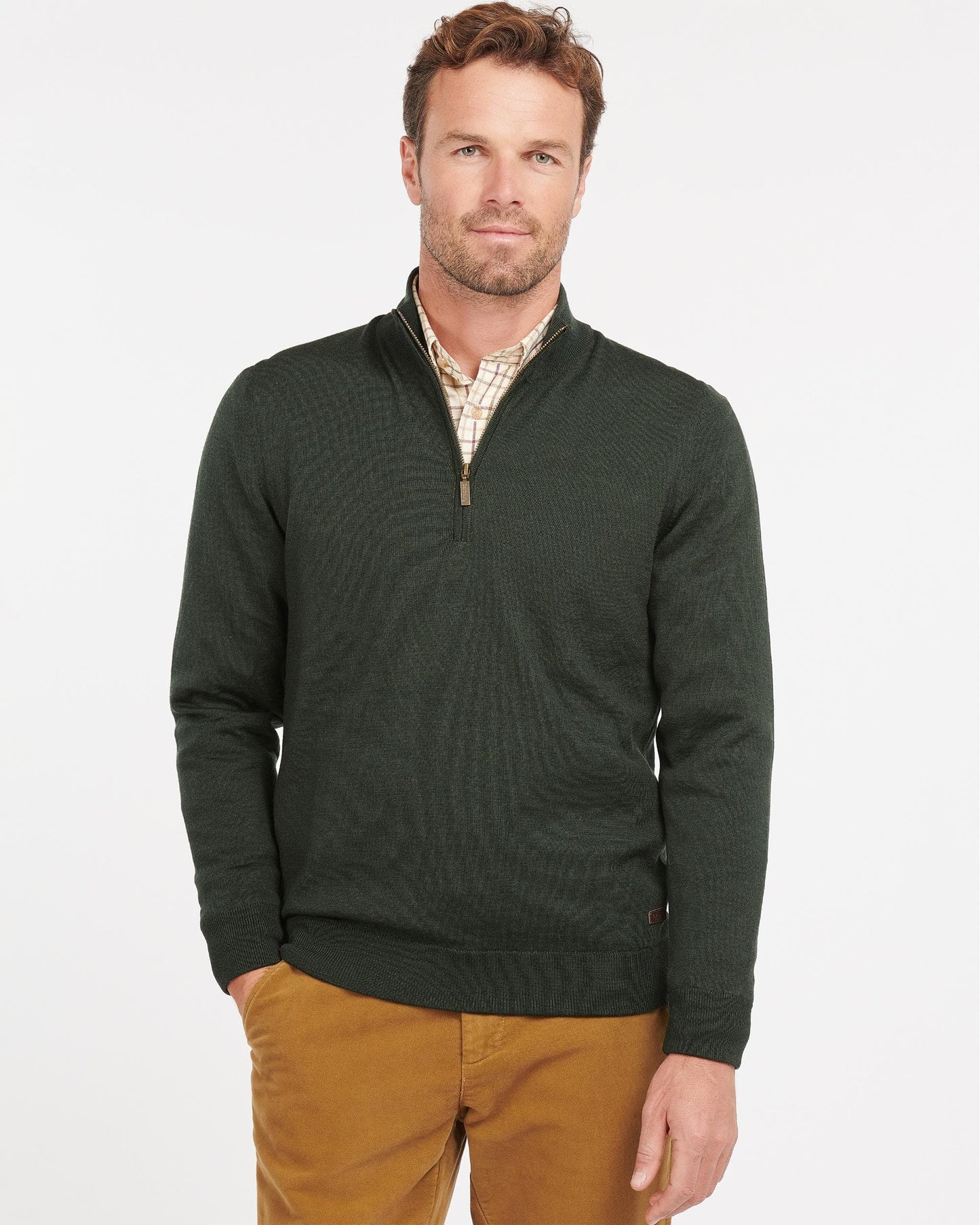 Barbour Gamlin Mens Half Zip Jumper