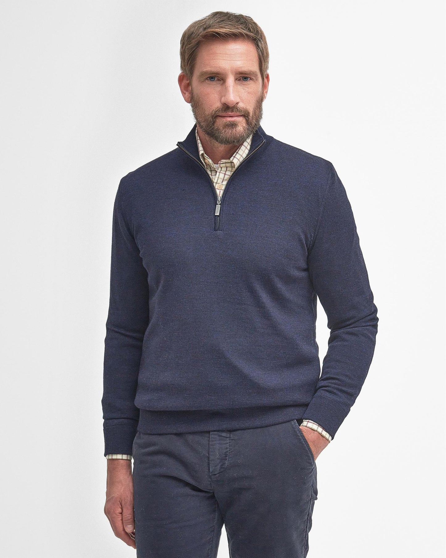 Barbour Gamlin Mens Half Zip Jumper