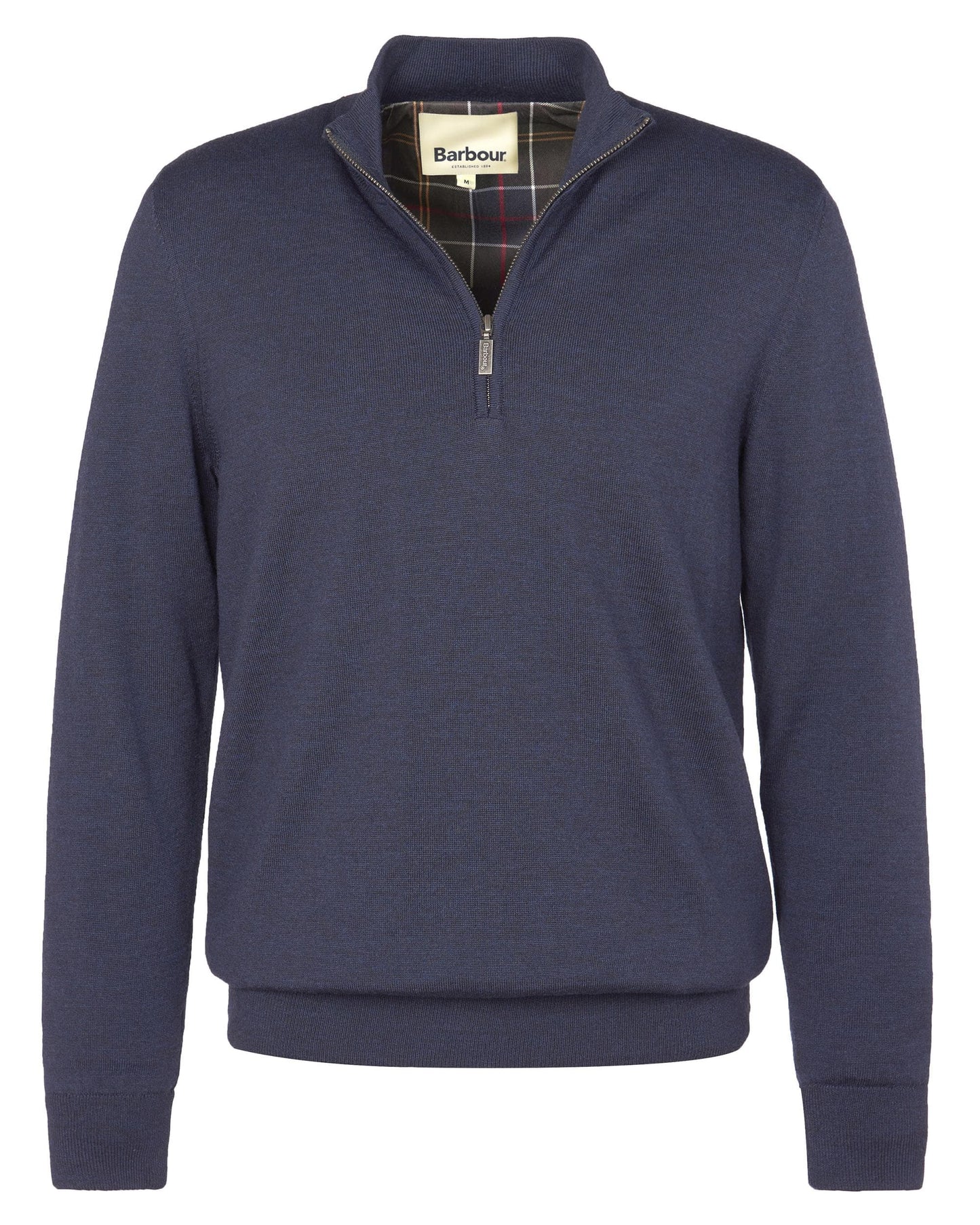 Barbour Gamlin Mens Half Zip Jumper - Navy