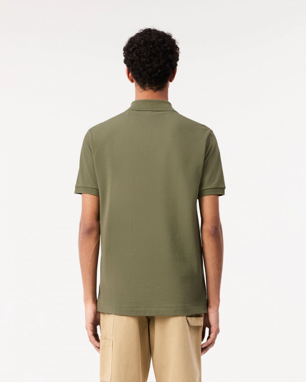Lacoste Classic Fit L.12.12 Mens Short Sleeve Polo Shirt - Khaki BMY