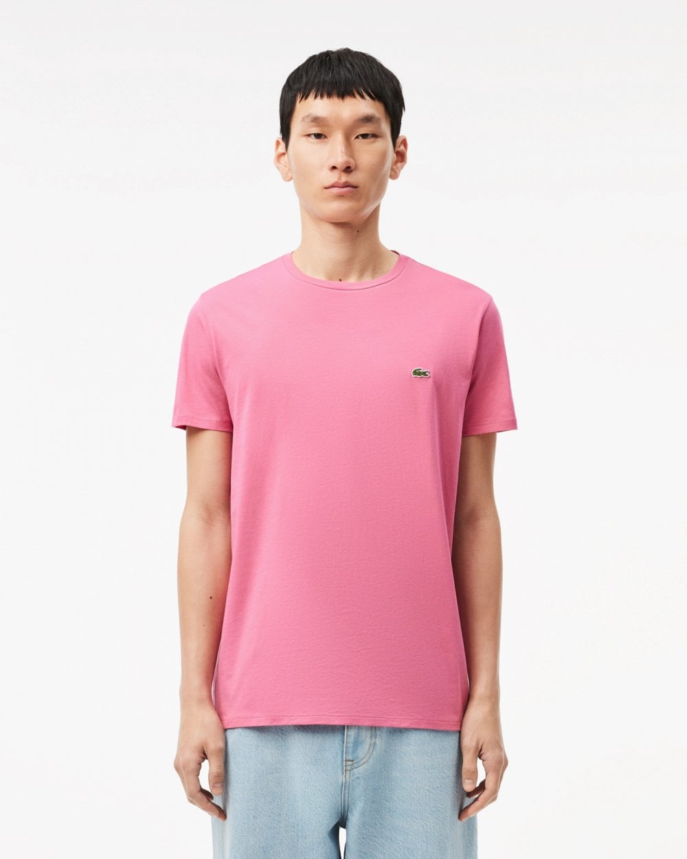 Lacoste Mens Crew Neck Pima Cotton Jersey T-shirt