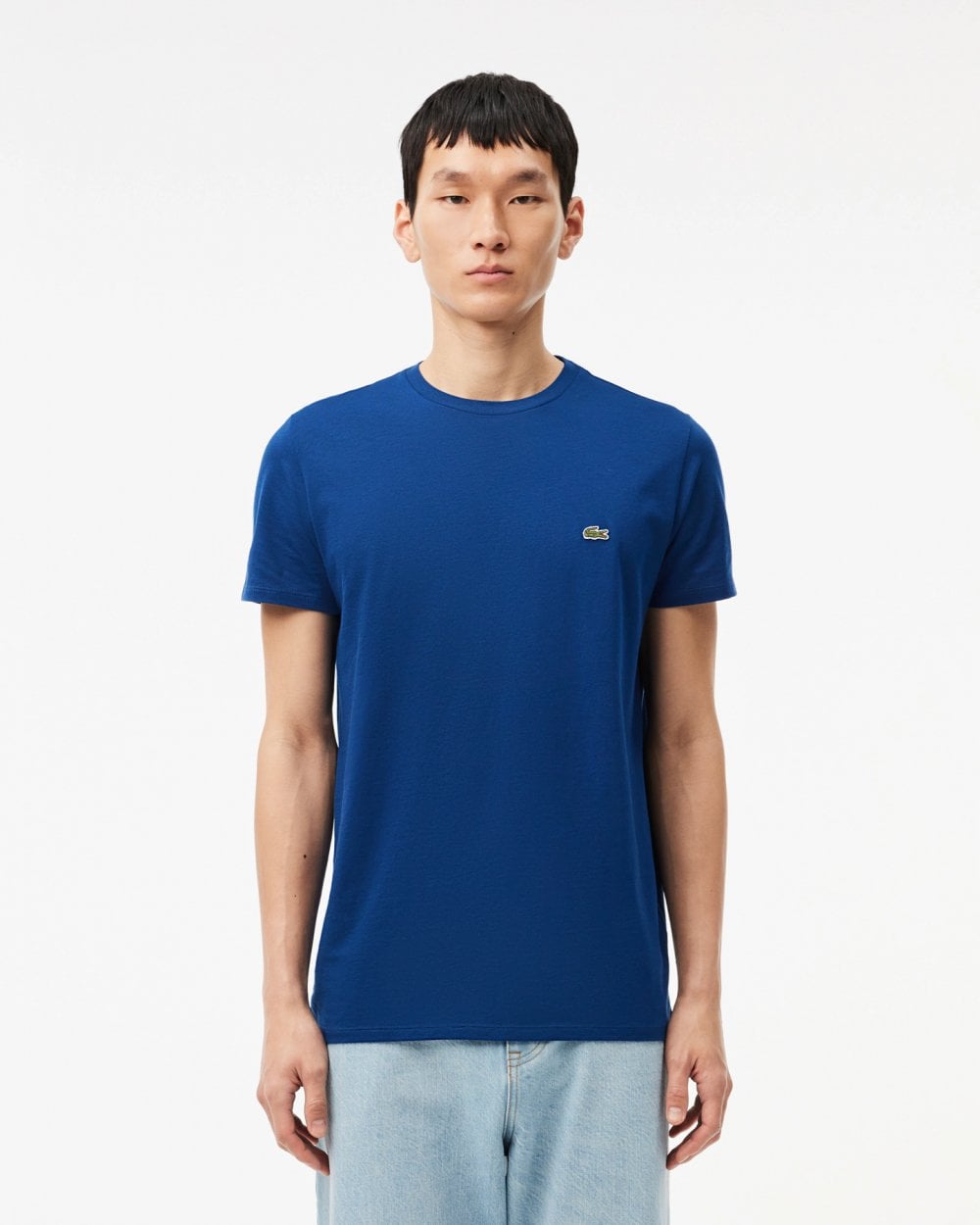 Lacoste Mens Crew Neck Pima Cotton Jersey T-shirt