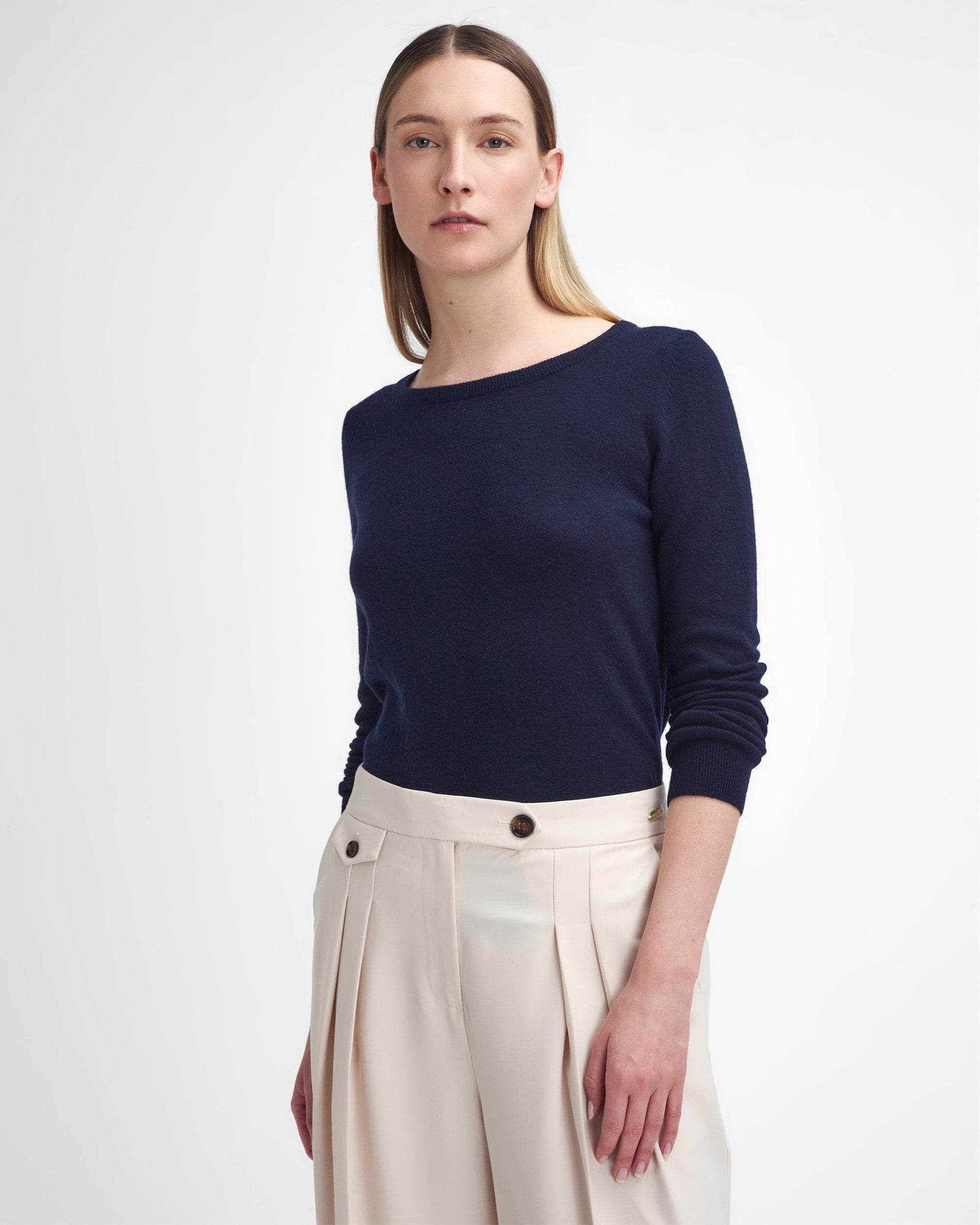 Barbour Pendle Crew Knitted Womens Jumper