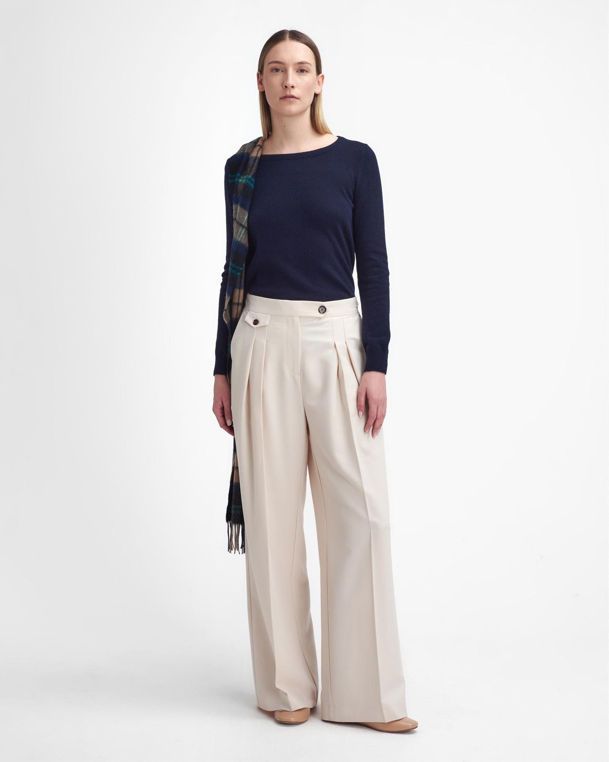 Barbour Pendle Crew Knitted Womens Jumper