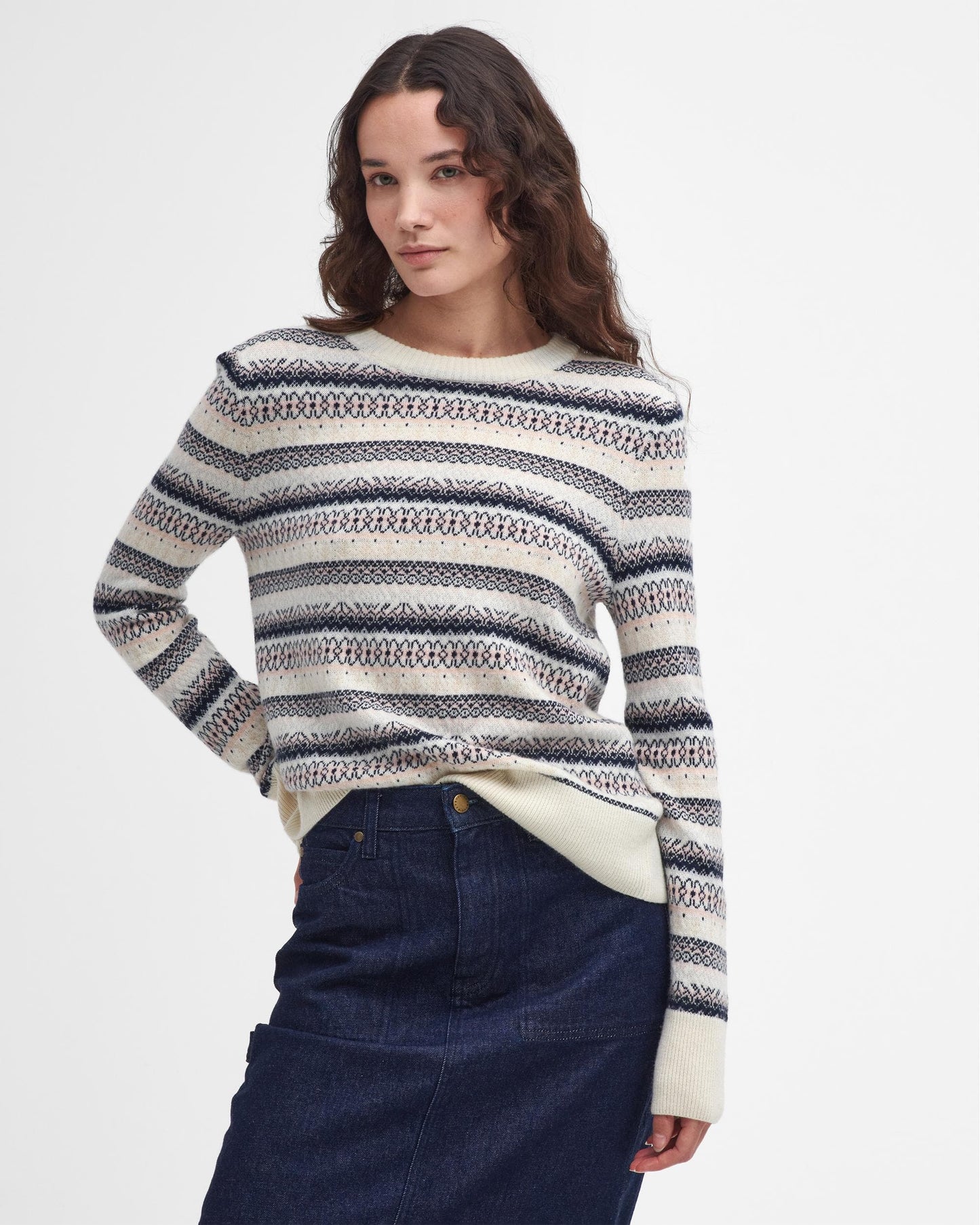 Barbour Peak Womens Fairisle Jumper