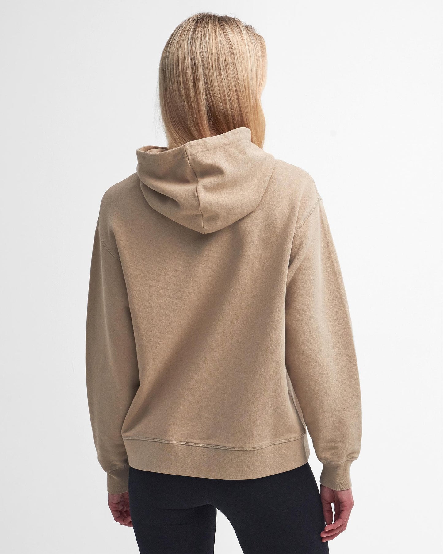 Barbour Northumberland Womens Hoodie - White Pepper