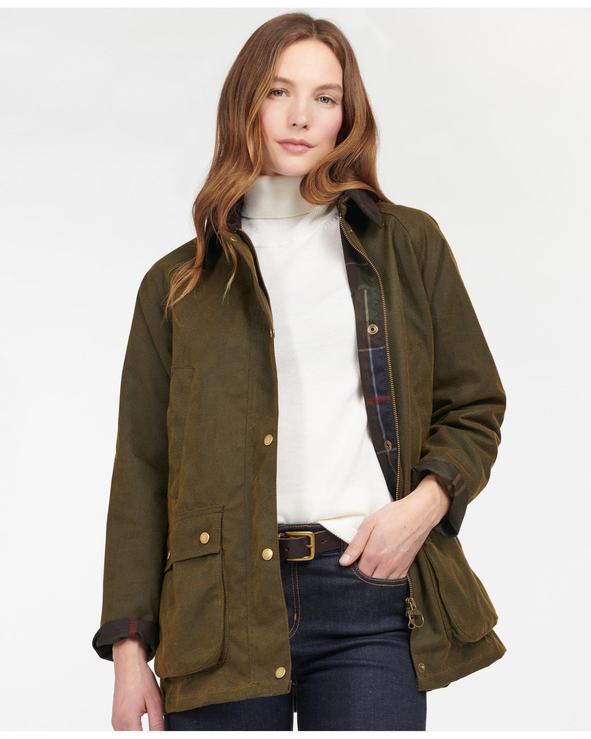 Barbour Acorn Wax Womens Jacket