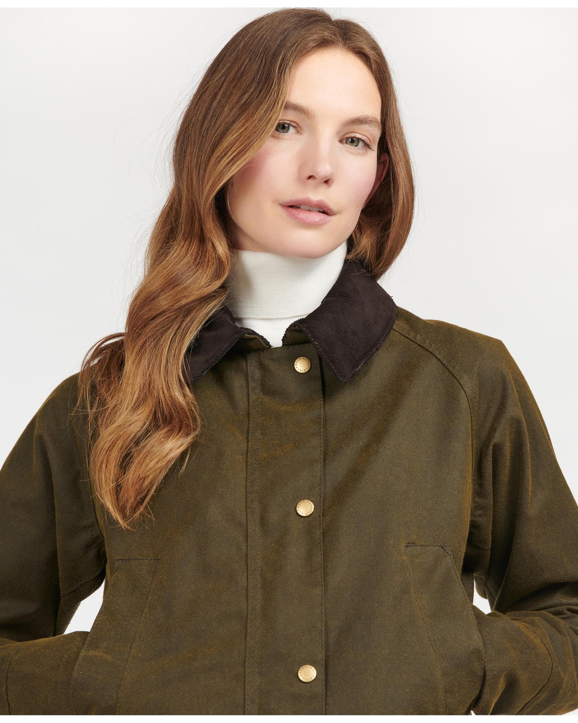 Barbour Acorn Wax Womens Jacket