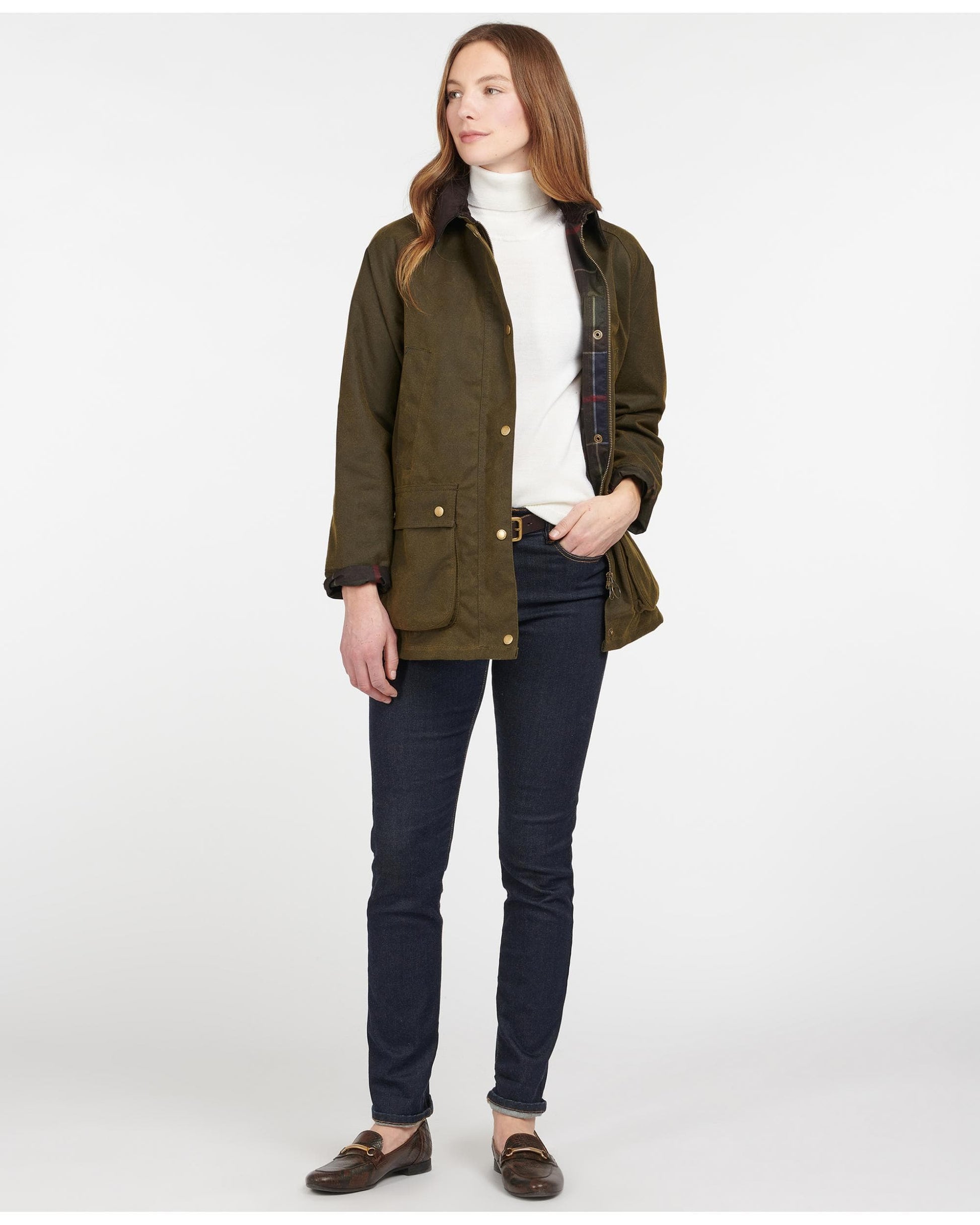 Barbour Acorn Wax Womens Jacket