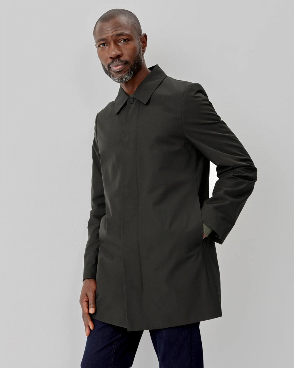 Oliver Sweeney Huntingfield Mens Showerproof Cotton Mac