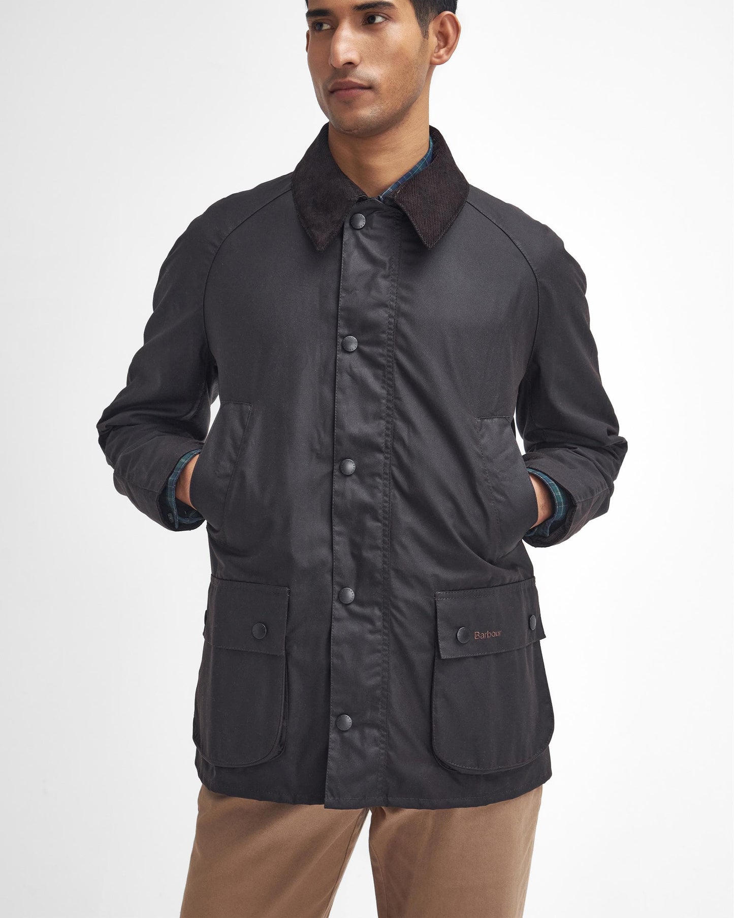 Barbour Ashby Mens Wax Jacket - Rustic/Classic