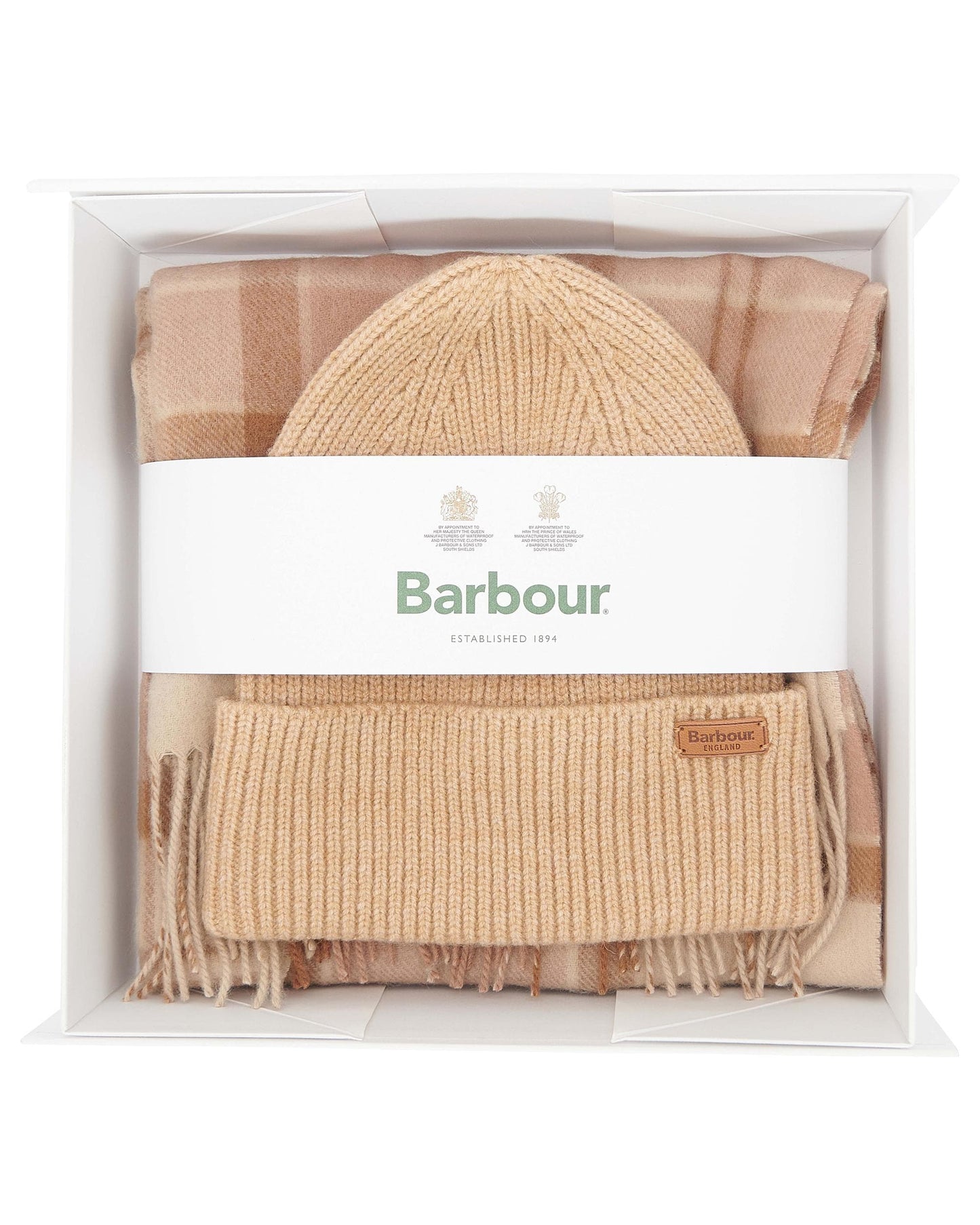 Barbour Aubrey Beanie And Scarf Womens Gift Set