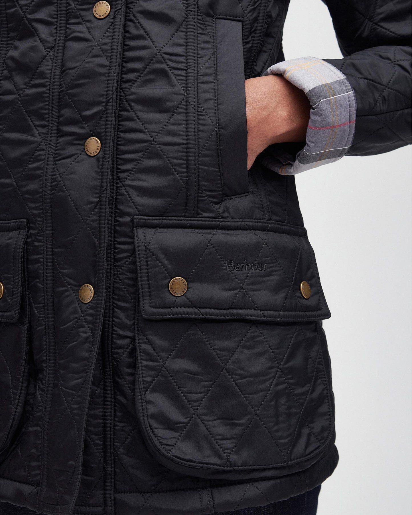 Barbour Beadnell Polar Womens Jacket - Black/Black