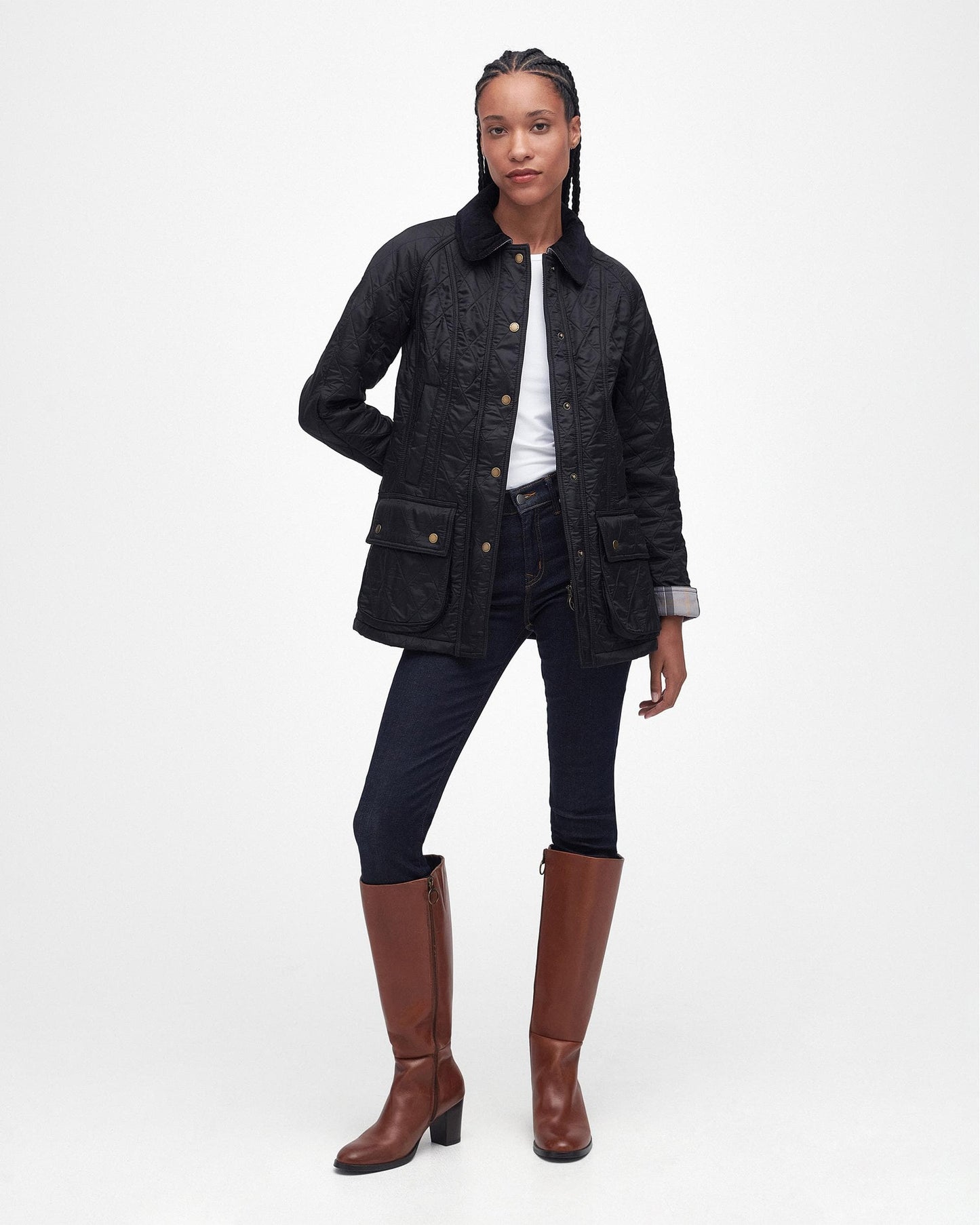 Barbour Beadnell Polar Womens Jacket - Black/Black