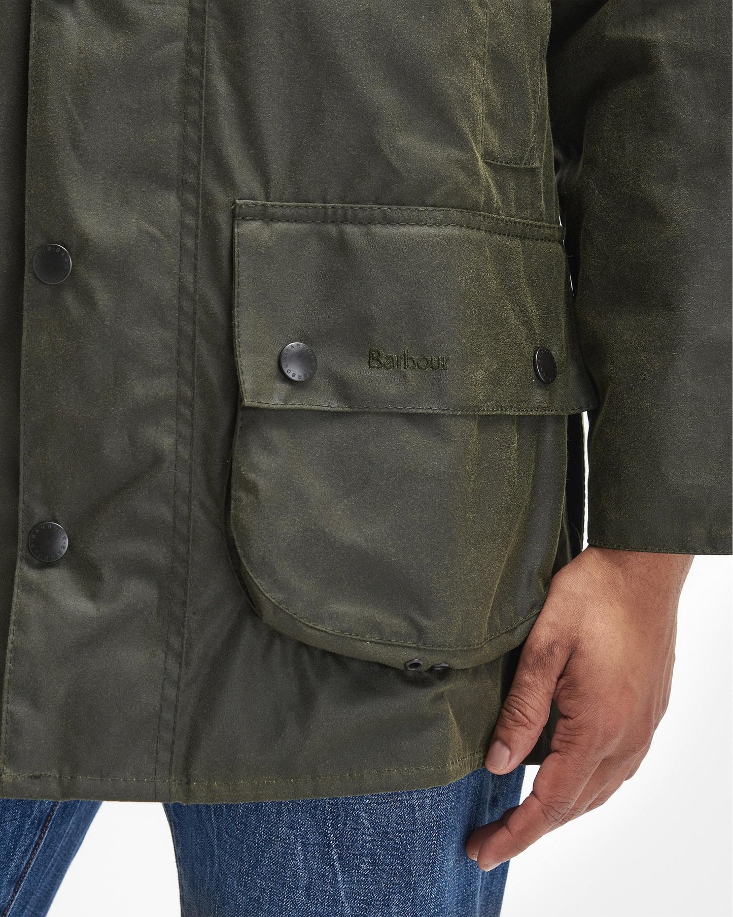 Barbour Beaufort Mens Wax Jacket - Archive Olive