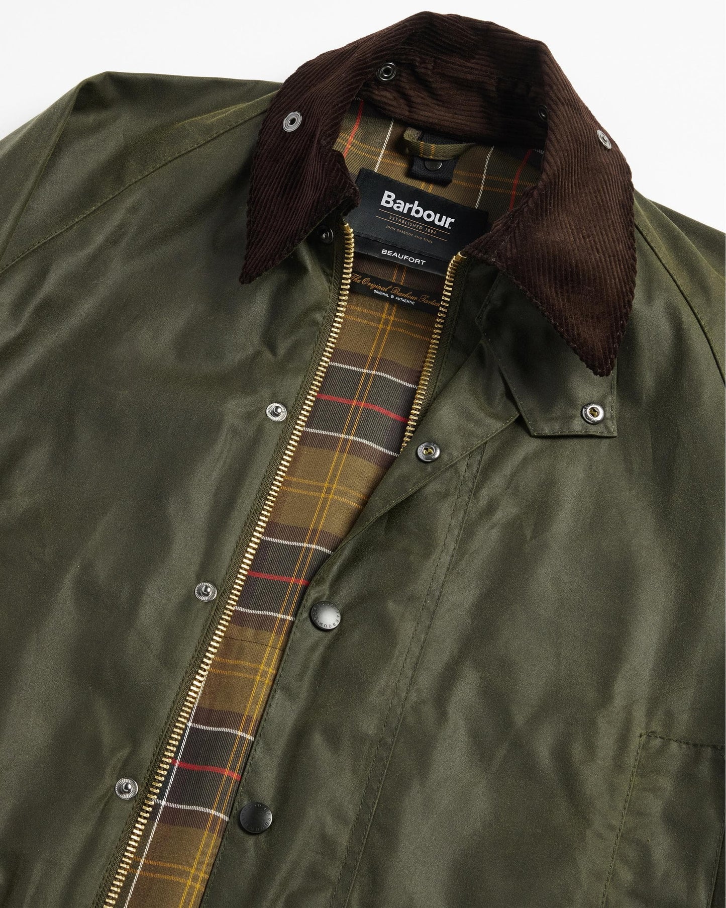 Barbour Beaufort Mens Wax Jacket - Archive Olive