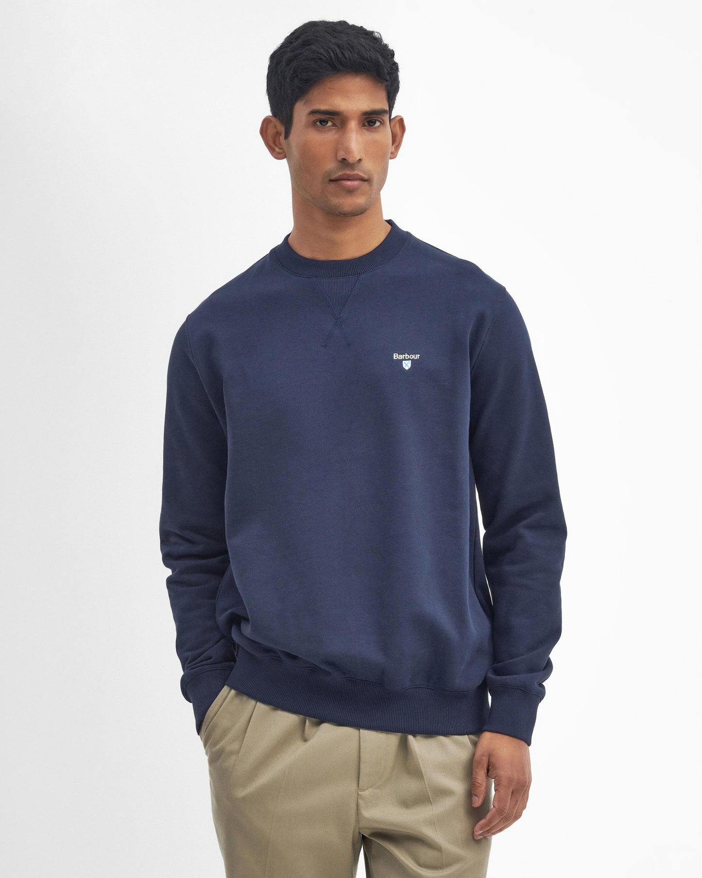 Barbour Beckhill Mens Crew Neck Sweatshirt - Navy