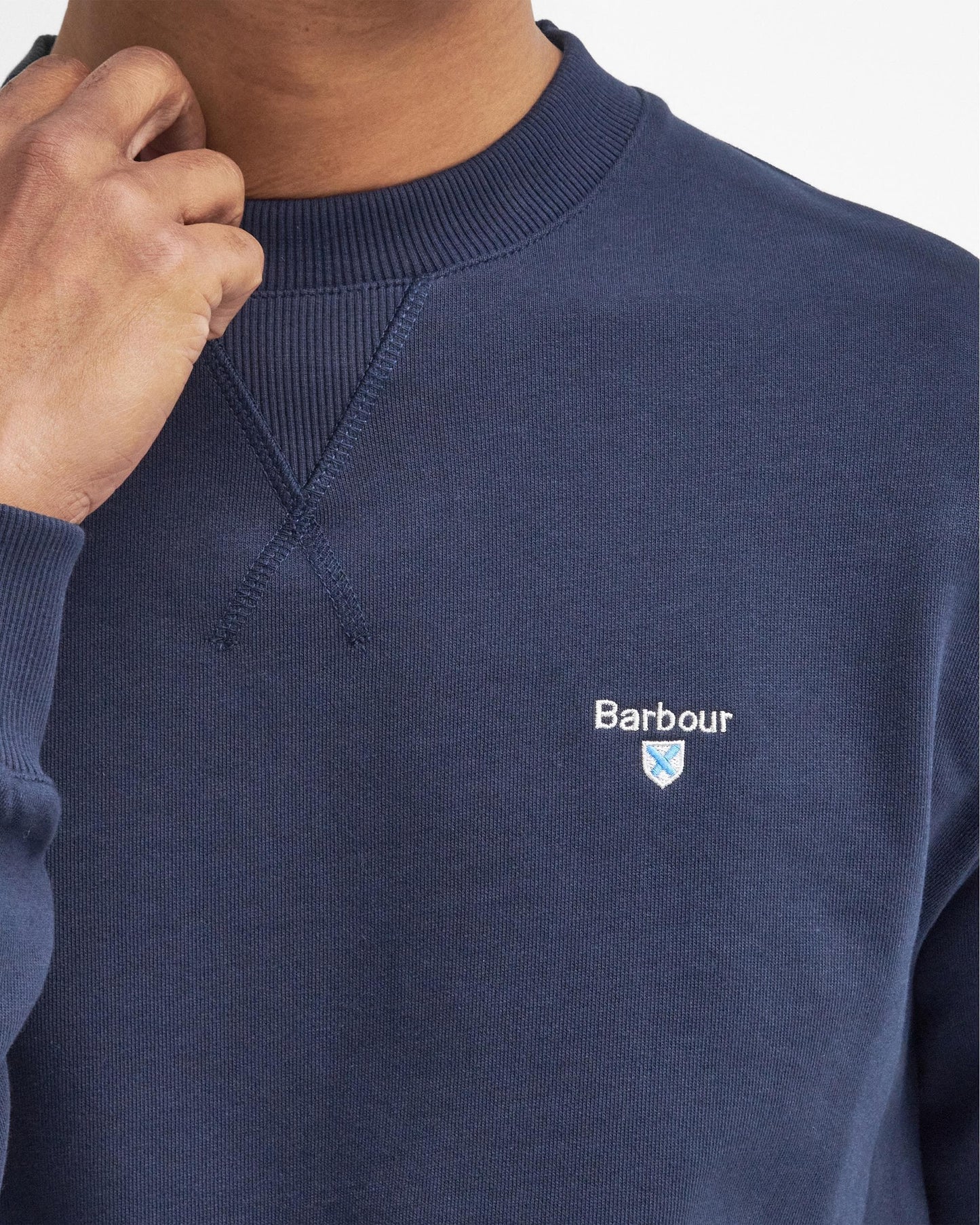 Barbour Beckhill Mens Crew Neck Sweatshirt - Navy