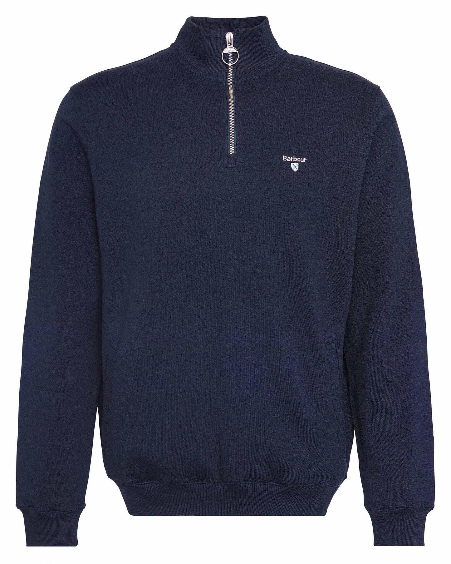 Barbour Beckhill Mens Half Zip Sweatshirt - Navy