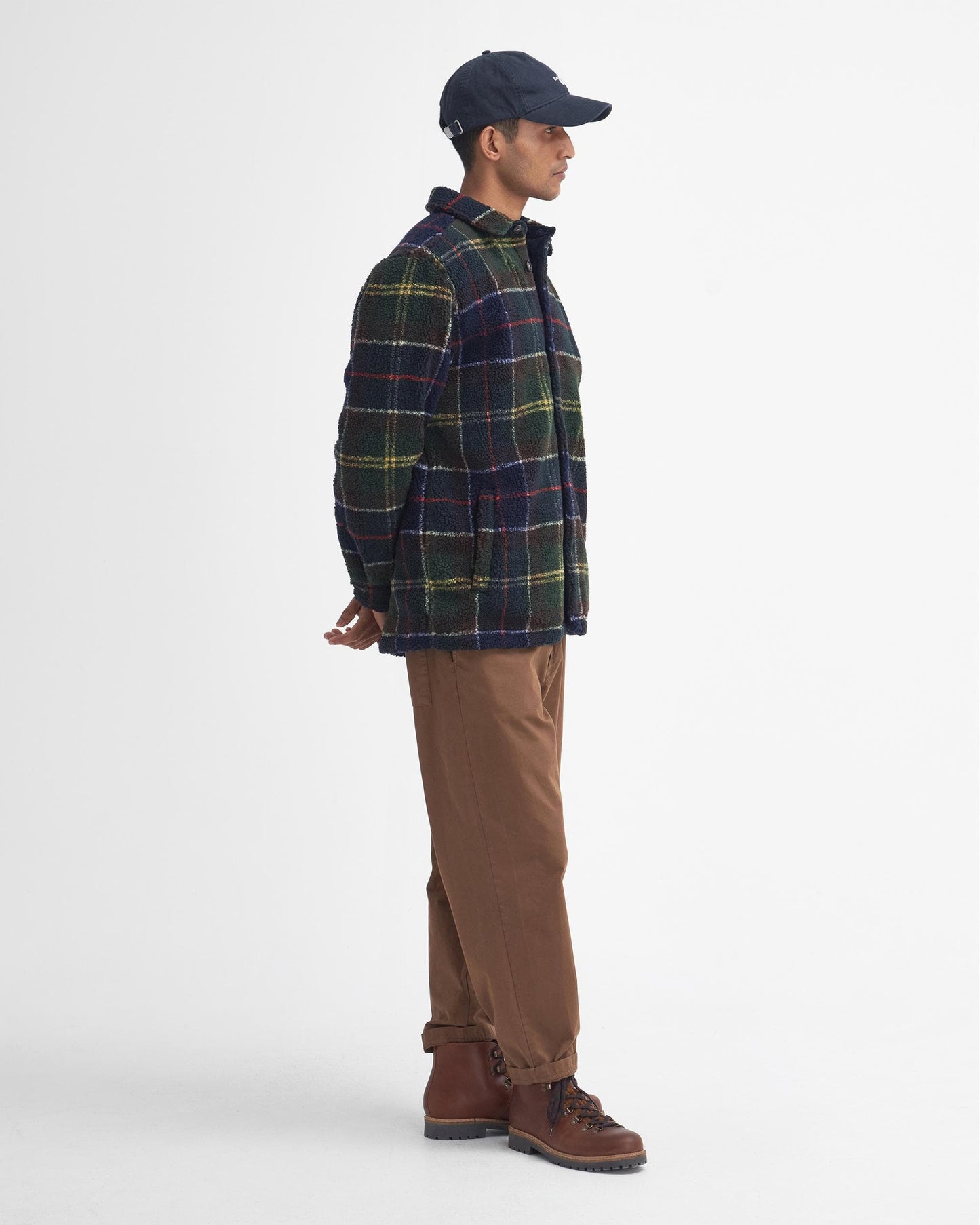 Barbour Bryson Mens Fleece Overshirt - Classic Tartan