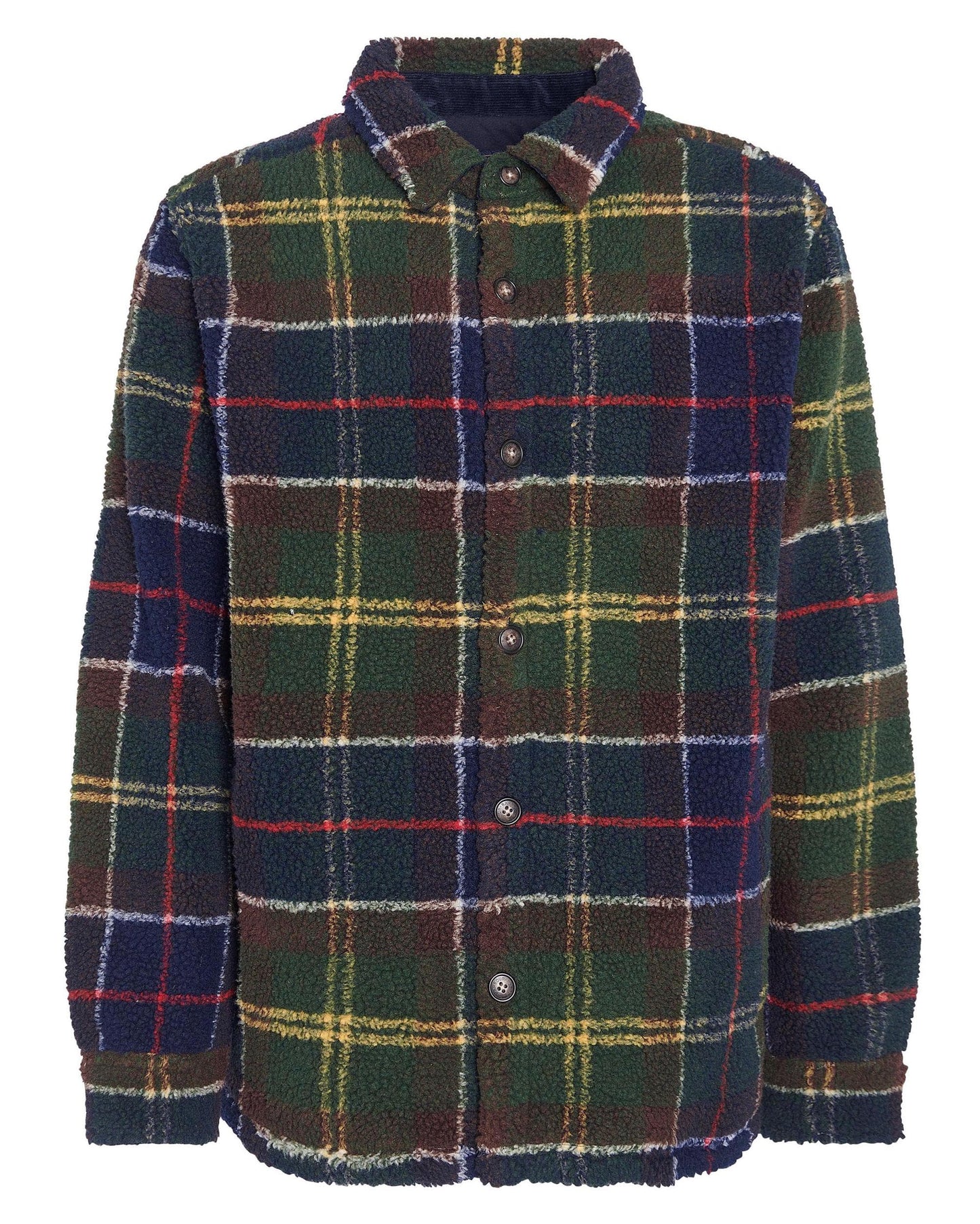 Barbour Bryson Mens Fleece Overshirt - Classic Tartan