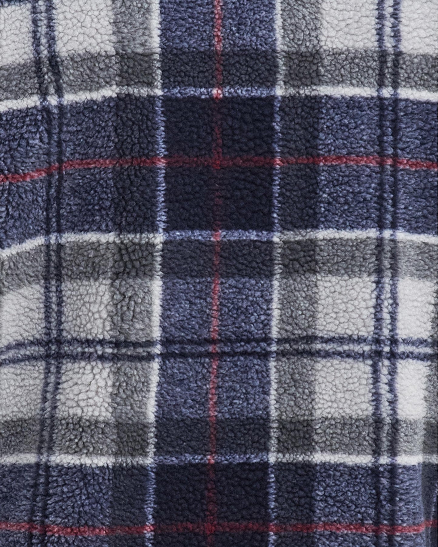 Barbour Bryson Mens Fleece Overshirt - Blue Granite Tartan