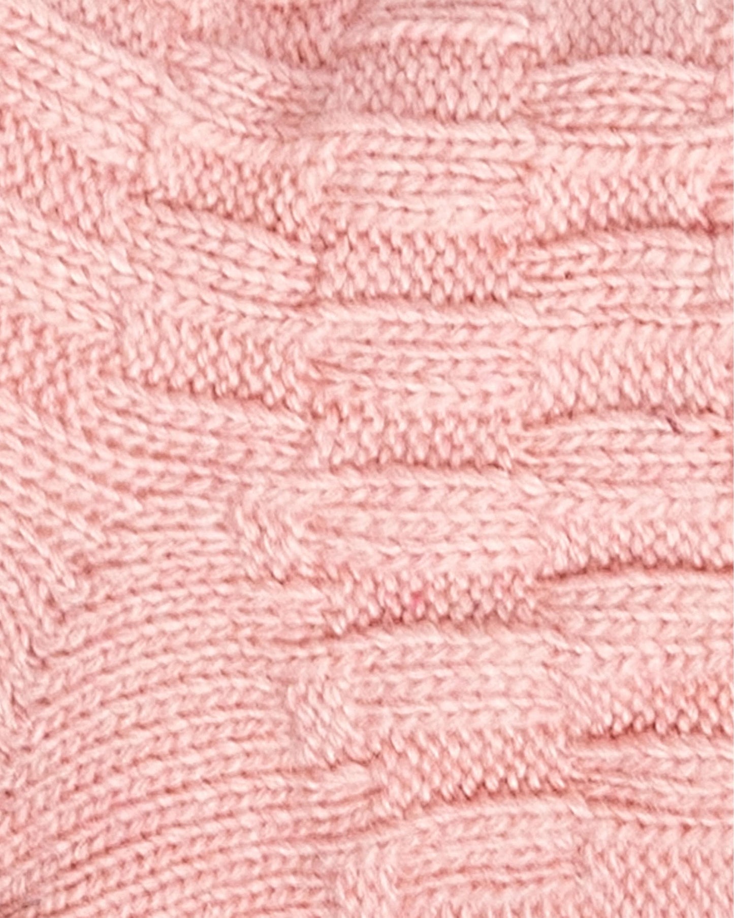 Barbour Cable Knit Womens Lounge Socks - Dusty Pink