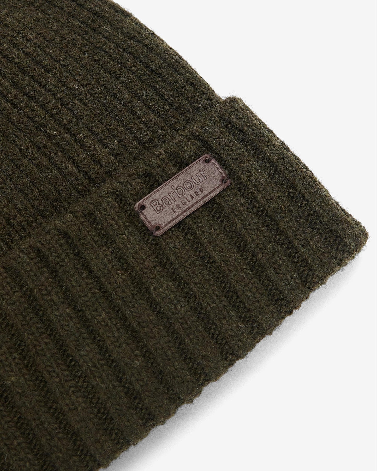 Barbour Carlton Mens Beanie - Dark Green