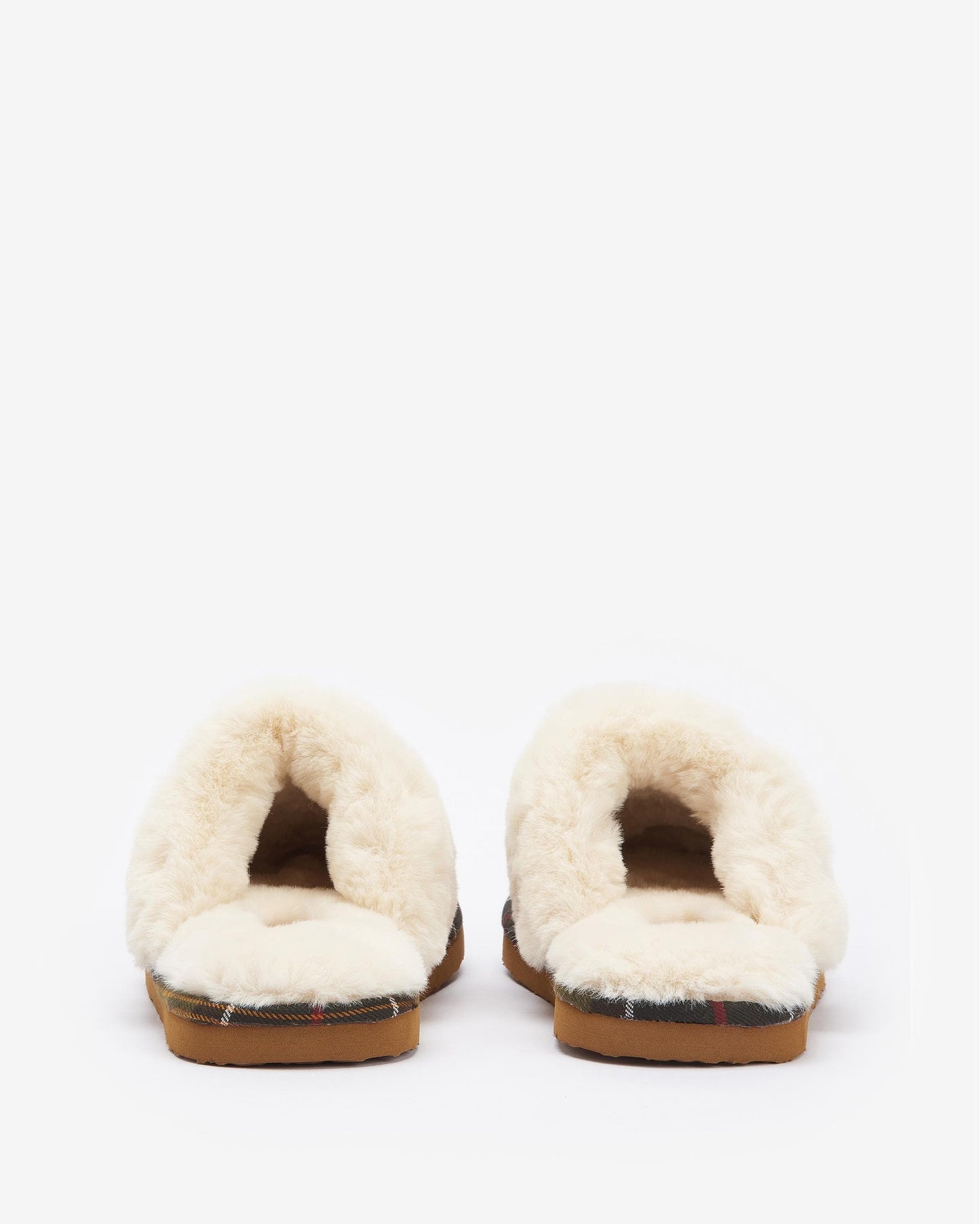 Barbour Claudia Womens Mule Slippers - Camel