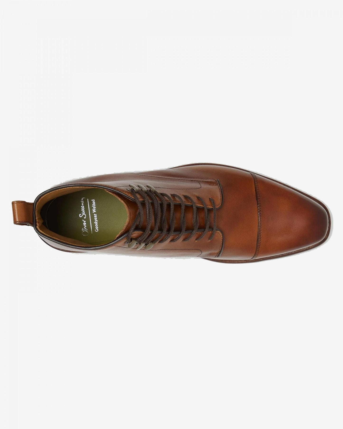 Oliver Sweeney Inglesham Mens Antiqued Calf Leather Boots