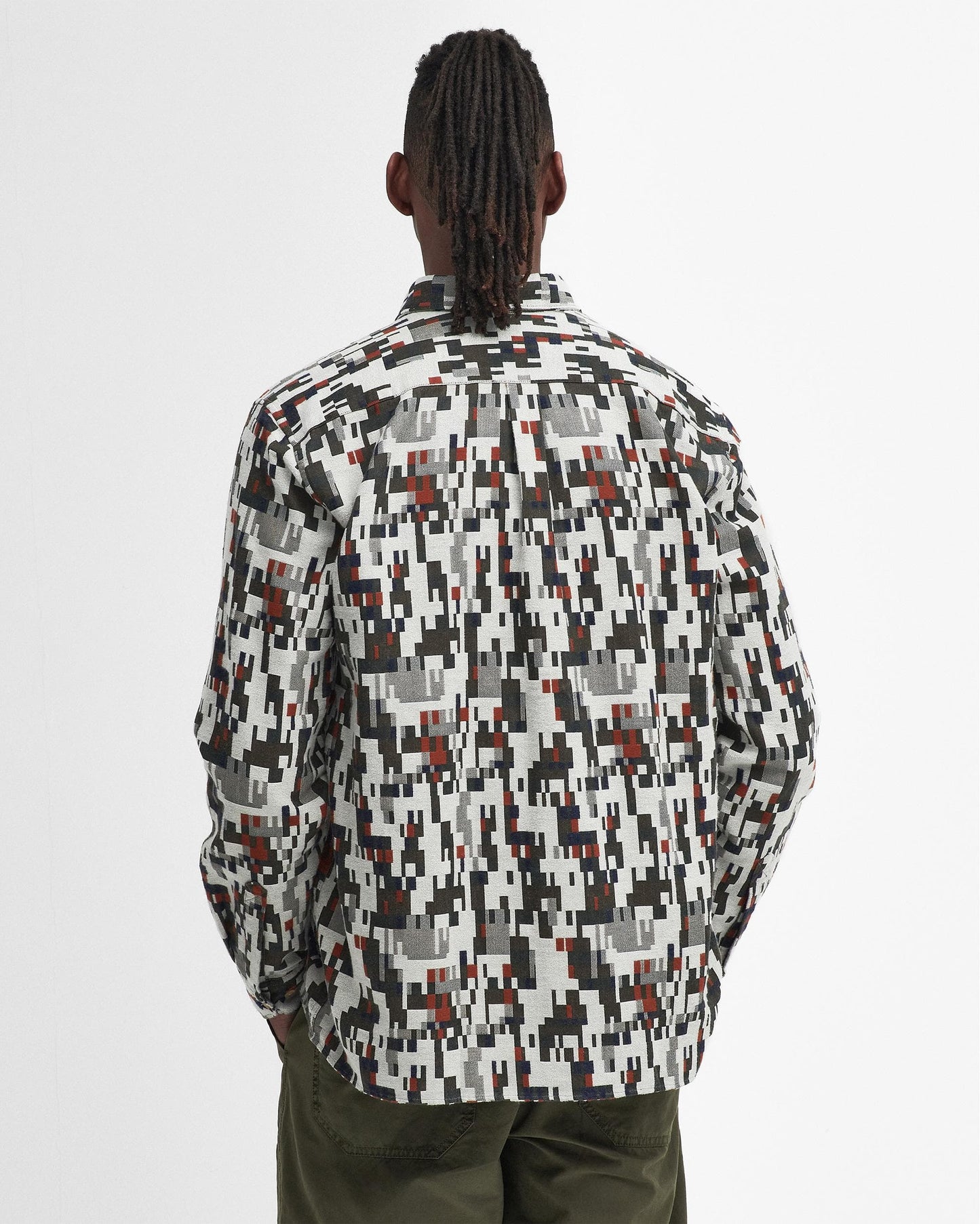 Barbour Barbour Coalbrook Mens Relaxed Long Sleeve Jacquard Shirt