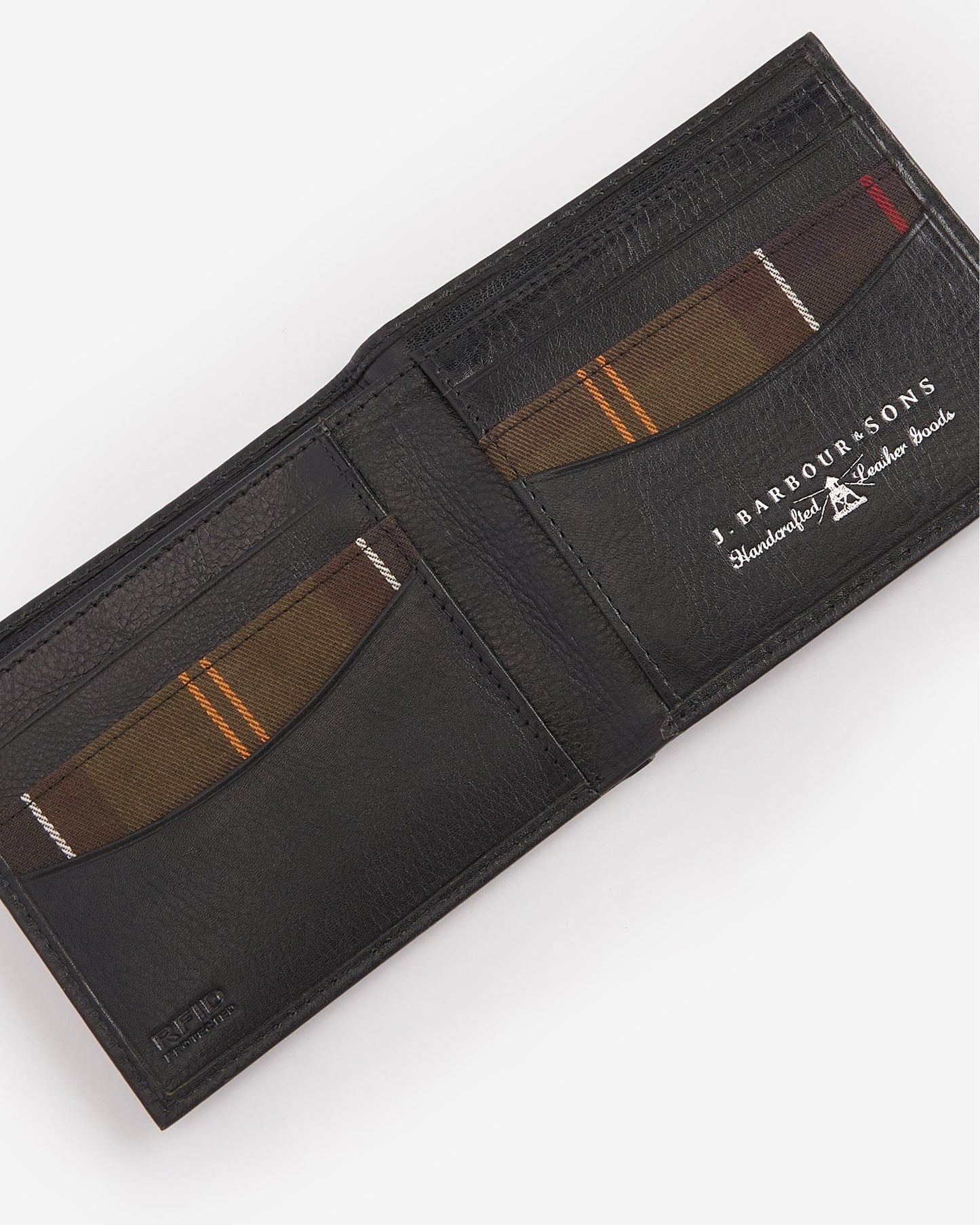 Barbour Colwell Mens Leather Billfold Wallet